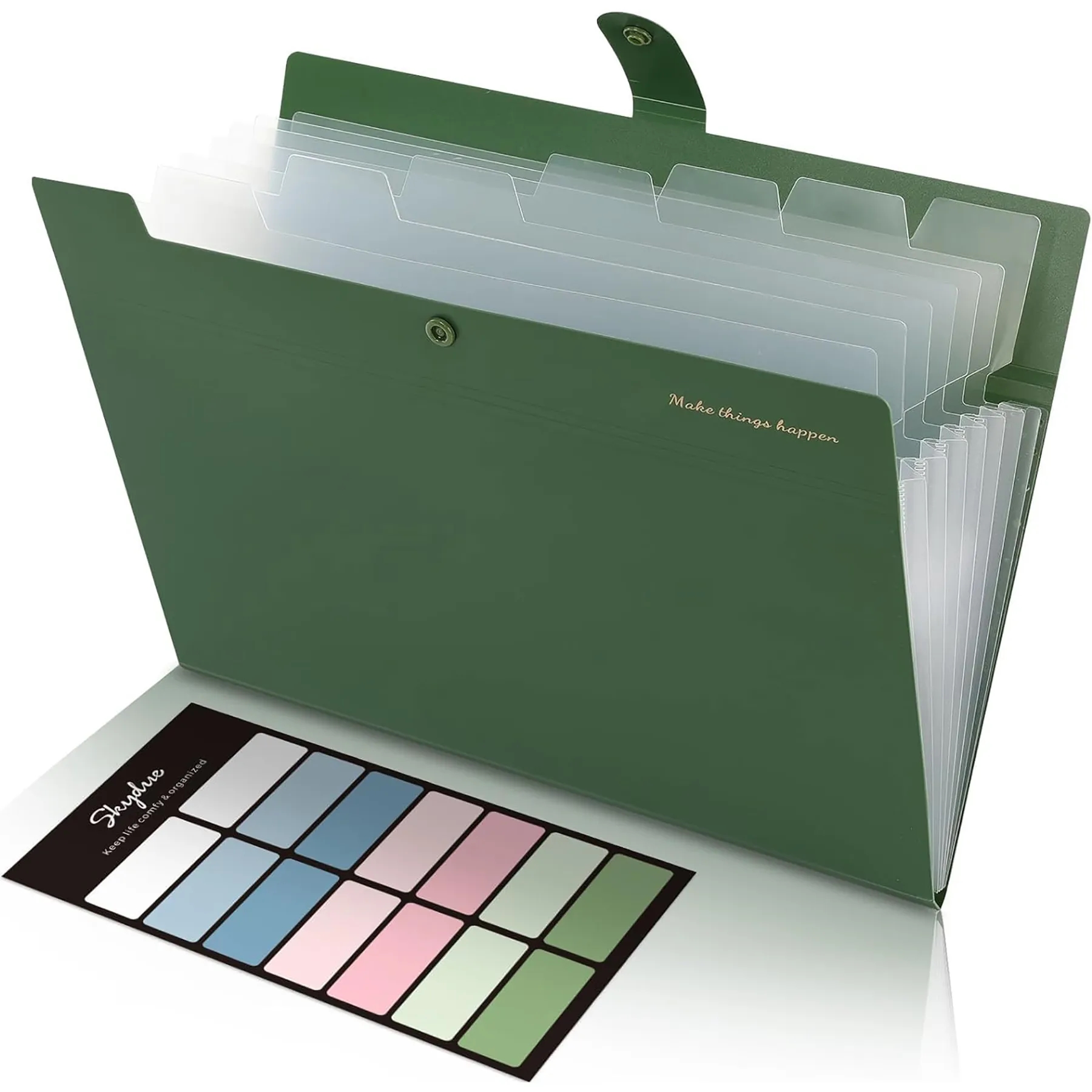 8 Pocket Expandable File Storage Bag 11