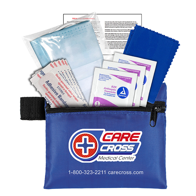 "ORERON" 11 Pcs Antiseptic and Protective First Aid Kit in Zipper Pouch 22