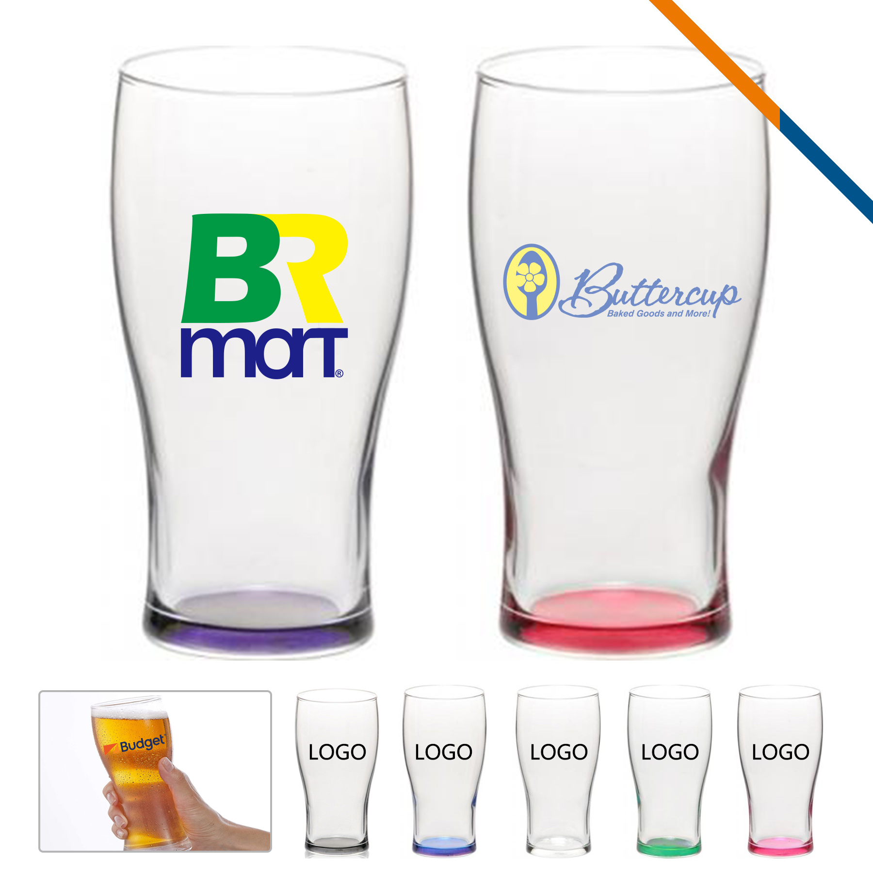 Libbey Orlena Beer Glasses 10