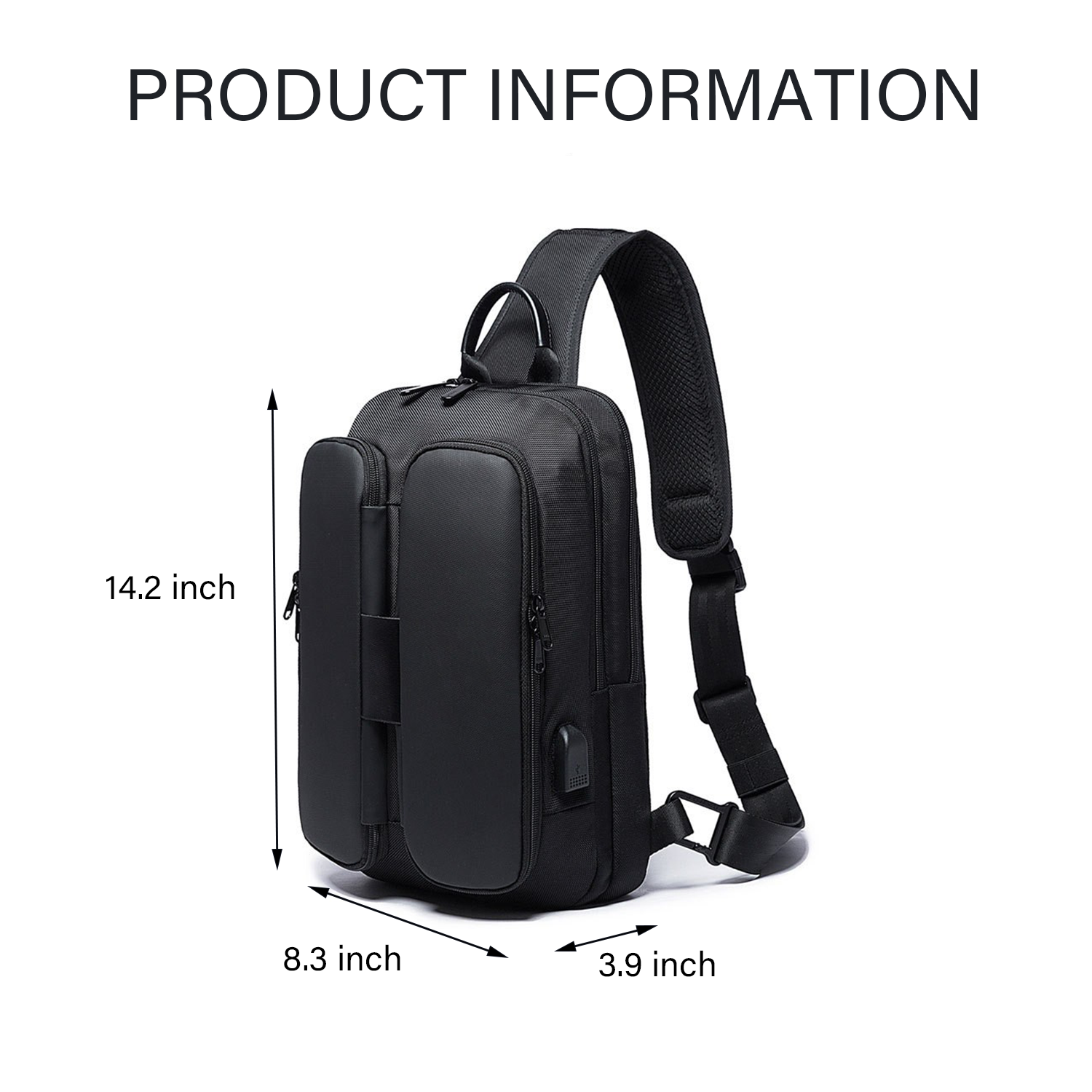 Portable Lightweight Practical Shoulder Chest Bag 3