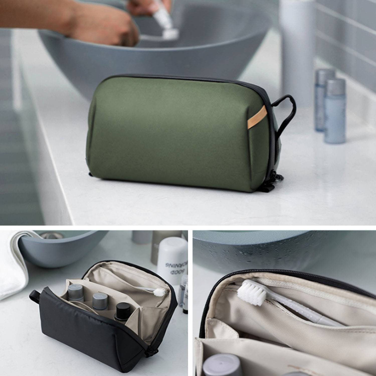 Portable Waterproof Travel Toiletry Bag Cosmetic Pouch 5