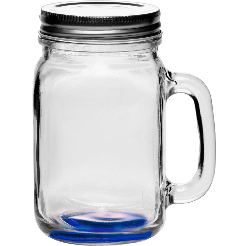 16 oz. Libbey Handle Mason Jars with Lids 7