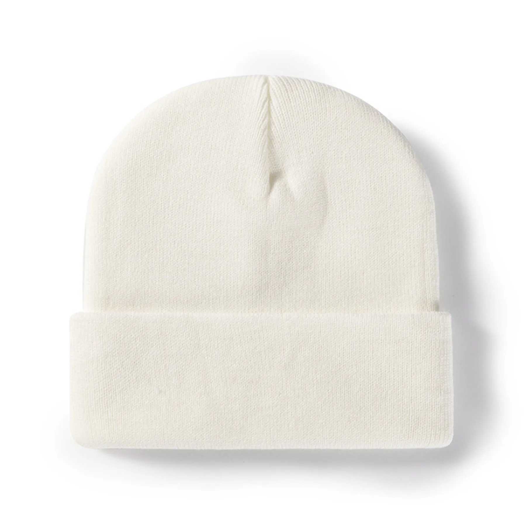 Embroidered Acrylic Knitted Beanie Hat 11