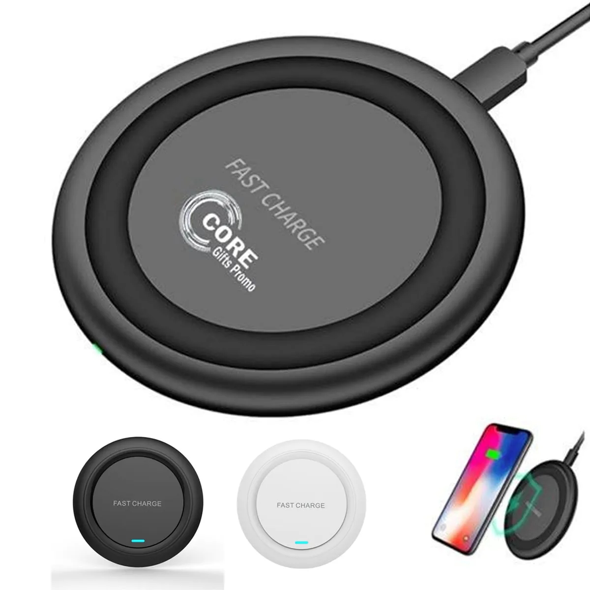 15W Max Fast Wireless Charging (Size 5x5x0.86 in) 1