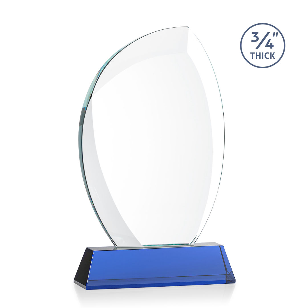 Wichita VividPrint™ Award on Newhaven Base - Blue 3