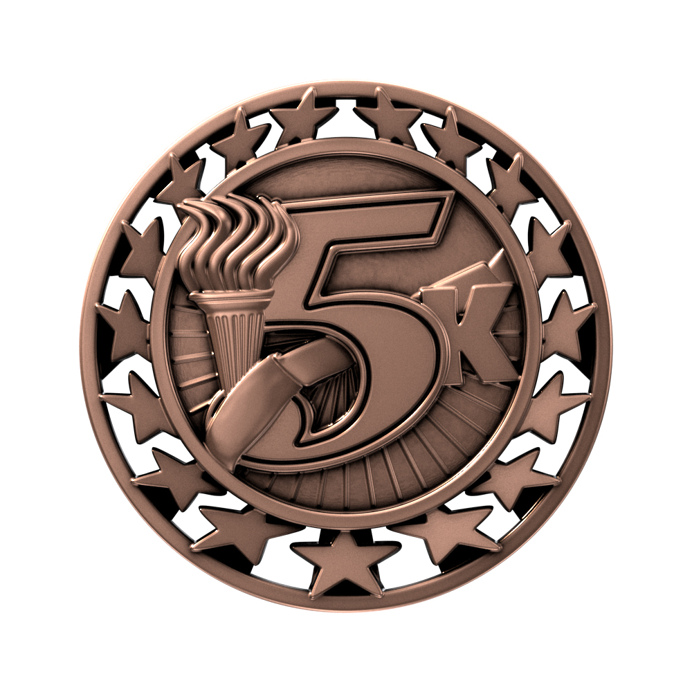 5K Star Medallion (2-1/2") 6
