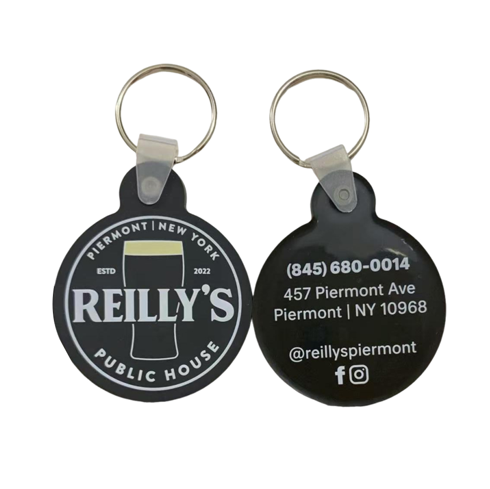 3.3" Soft PVC Customizable Shape Double-sided Keychain 2