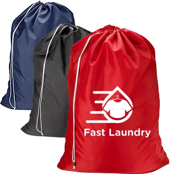 Custom Large Nylon Laundry Bag ( 30"X 40" ) 1