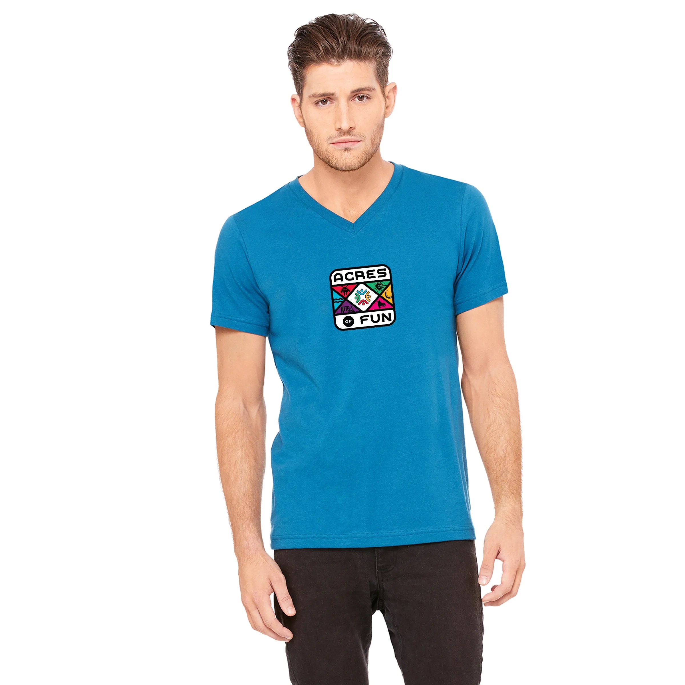 Bella + Canvas - Unisex Jersey Short-Sleeve V-Neck T-Shirt 9