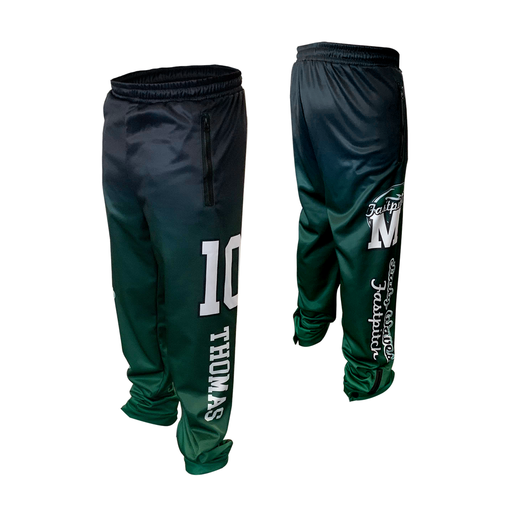 Men's Feels Like Cotton Zipper Pants with Fleece Backing 2