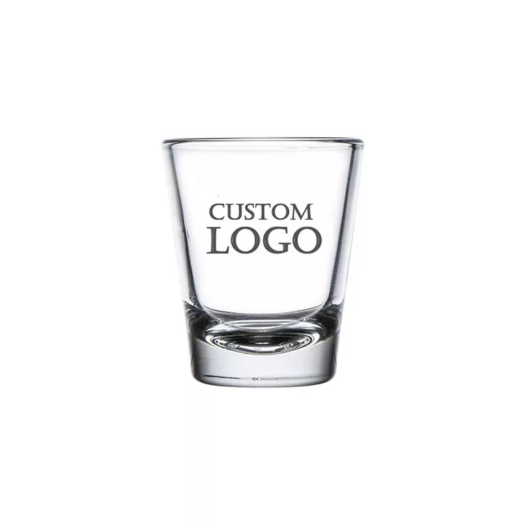 2oz Clear Heavy Shot Glass 5