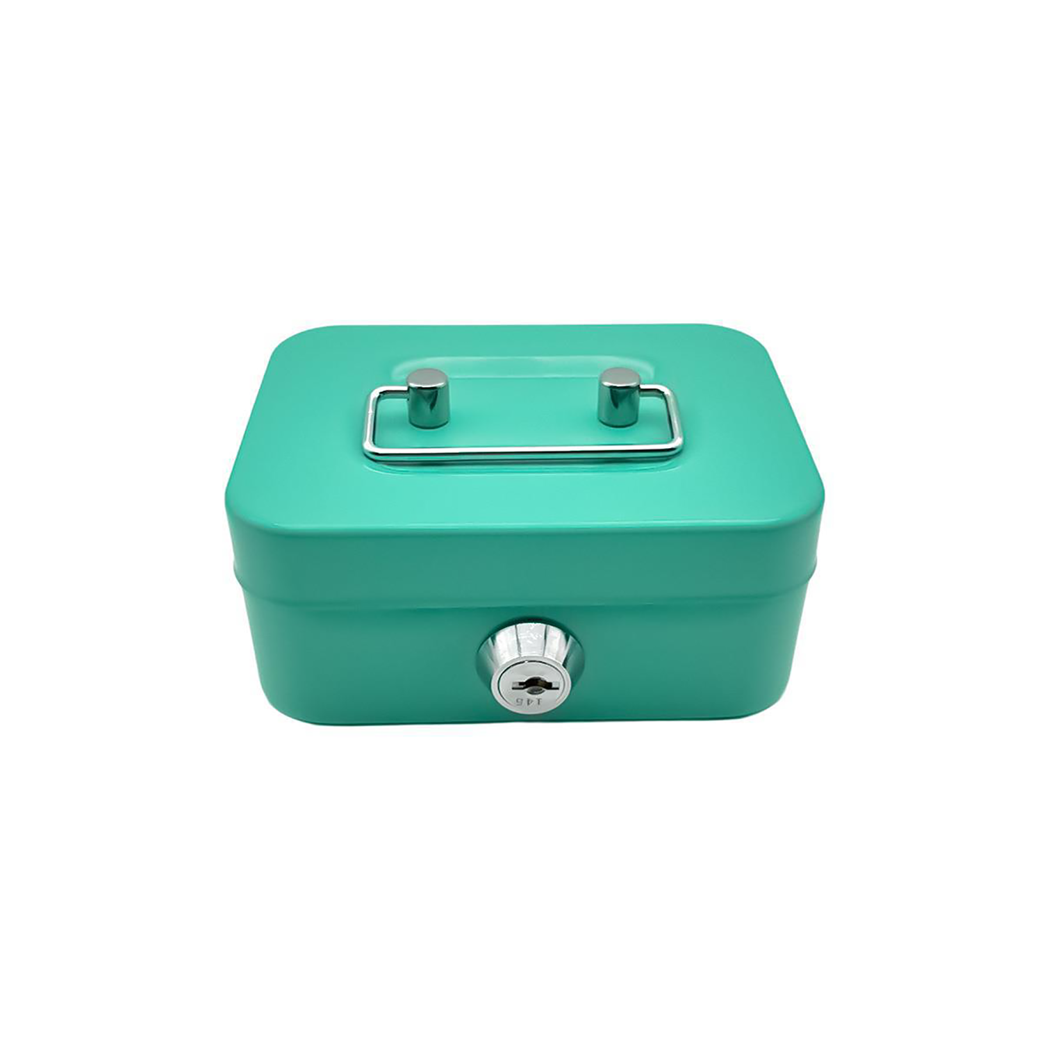 Small Cash Box w/ Lock and Slot 7