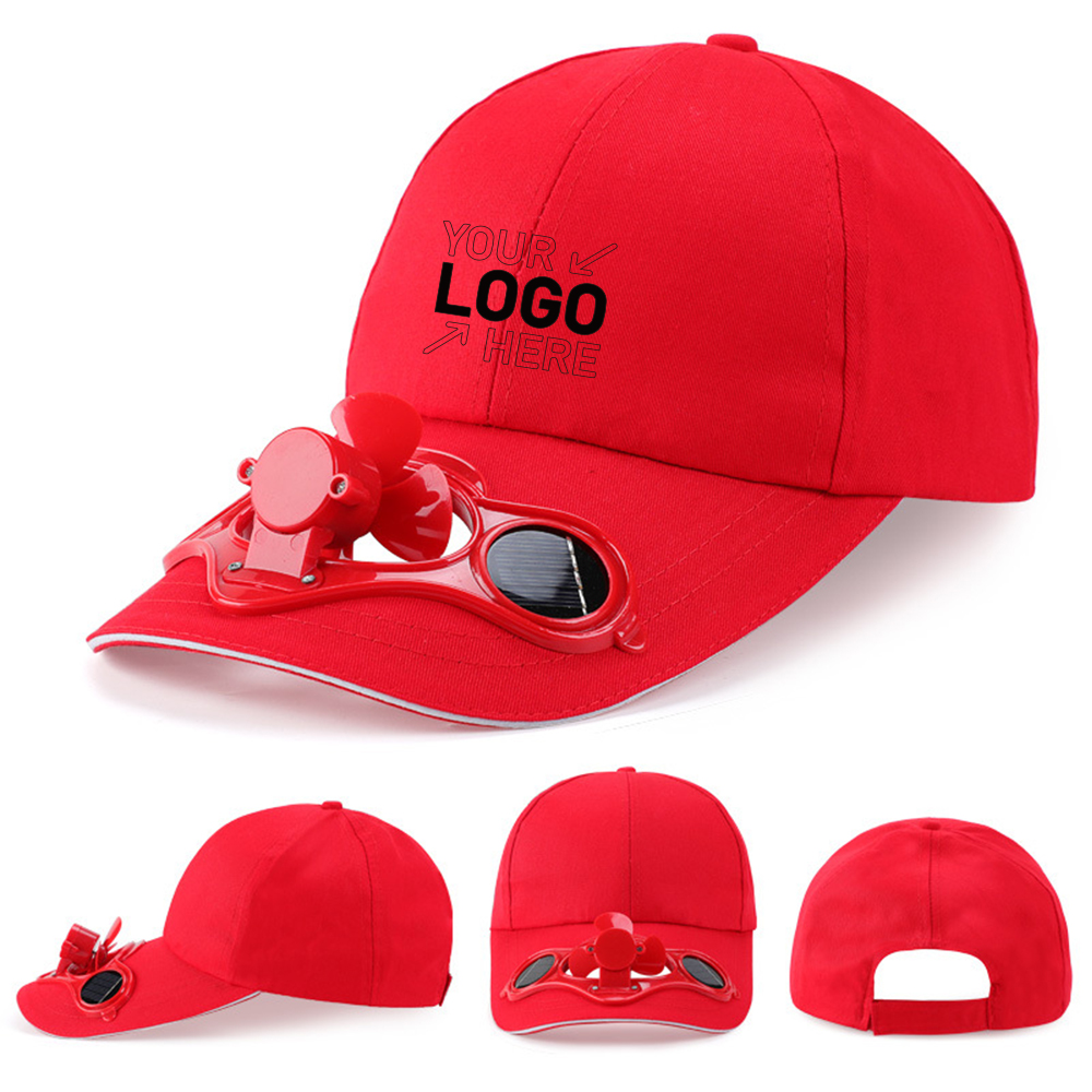Solar Power Cooling Fan Baseball Cap 3