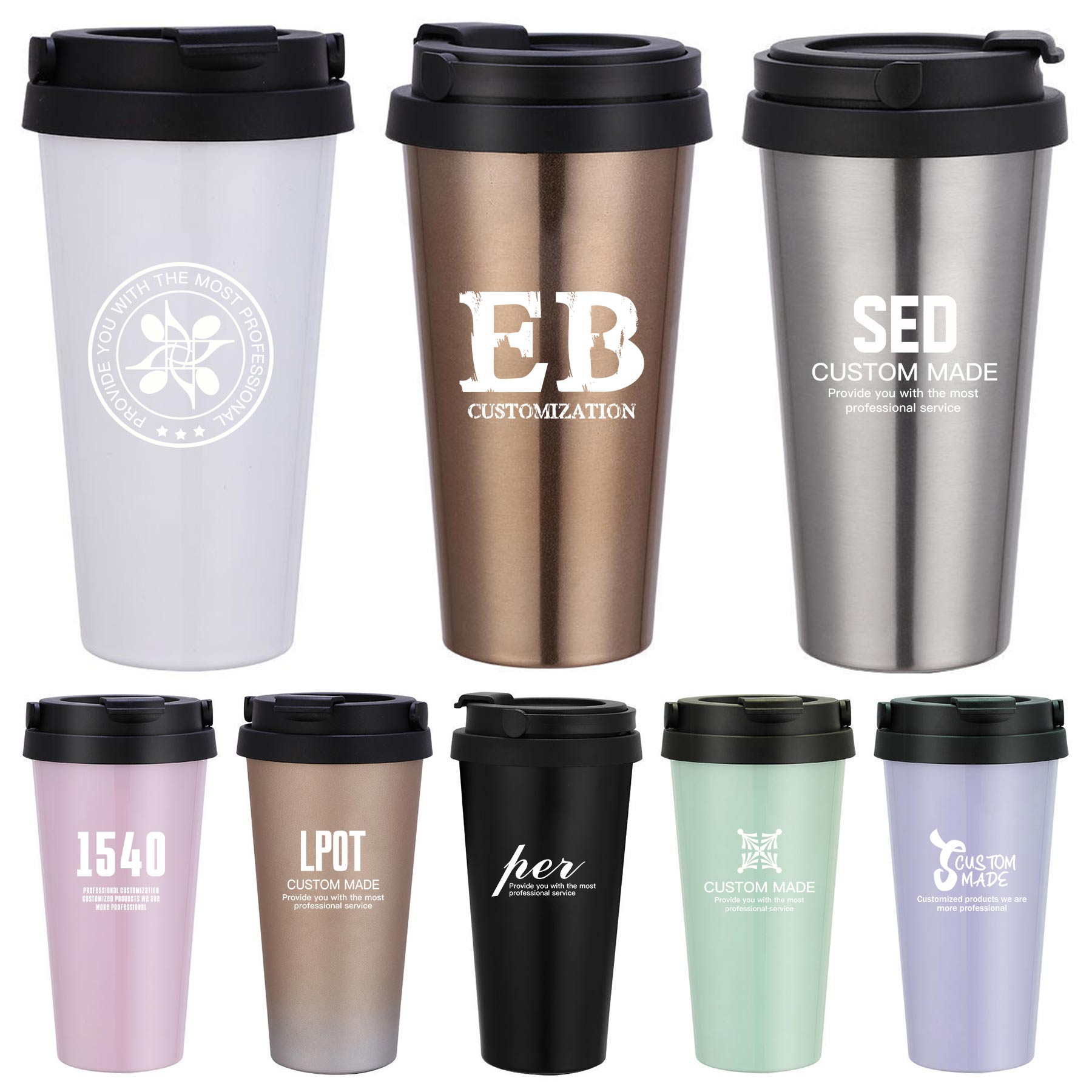 17OZ Stainless Steel Double Wall Vacuum Insulated Travel Coffee Mug 2