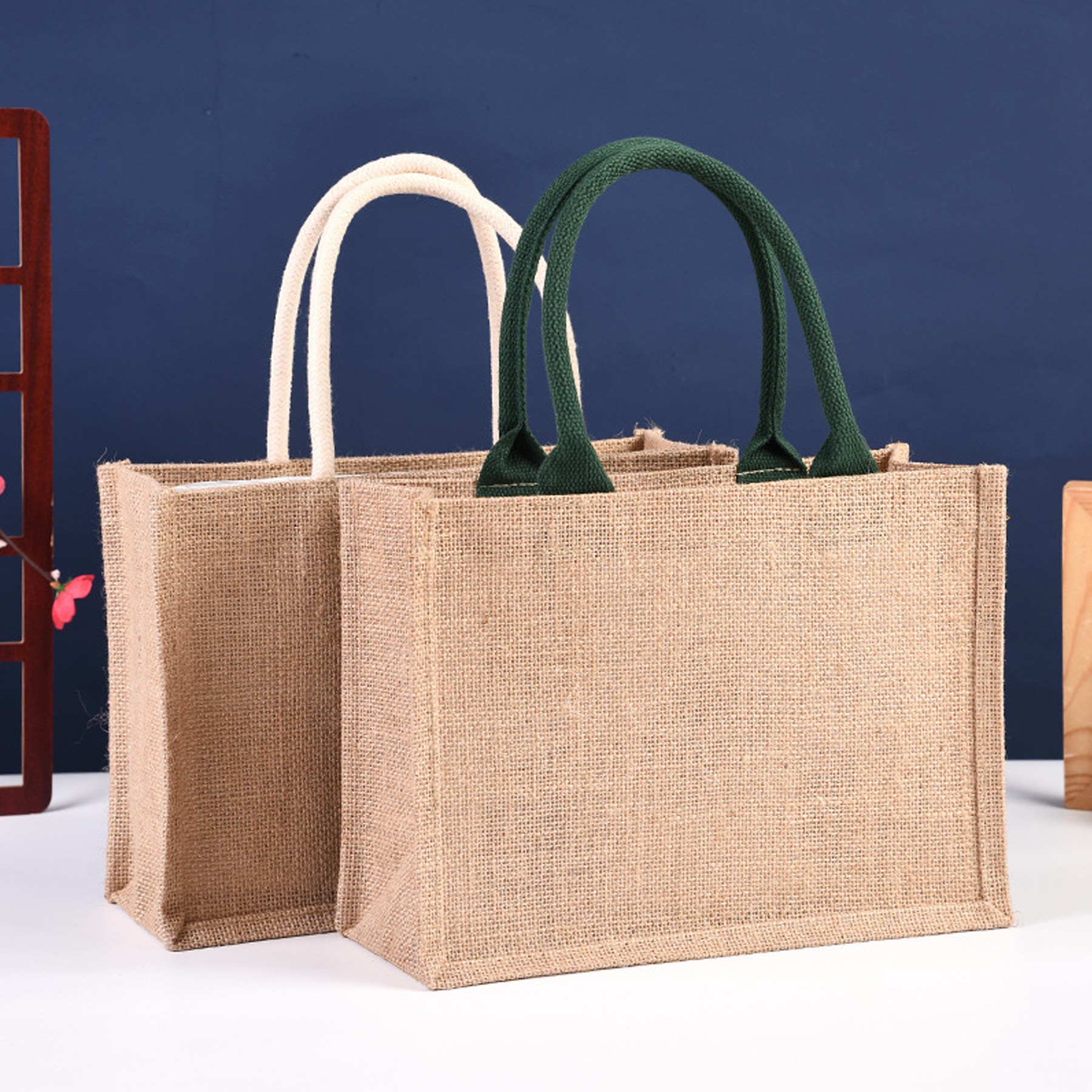 Burlap Tote Bags 2