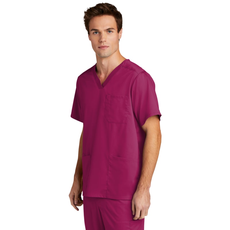 WonderWink Men's Premiere Flex V-Neck Top 6