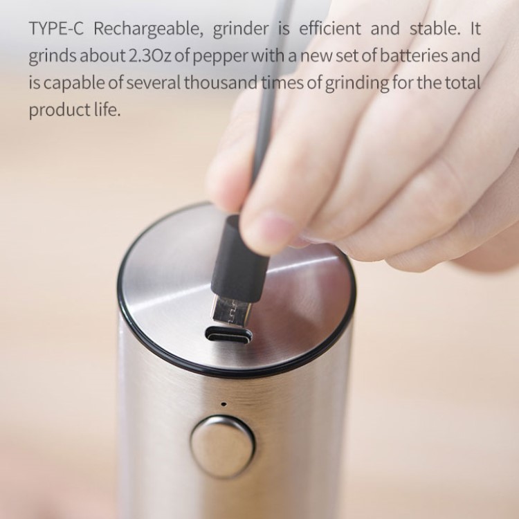 Electric Grinder Set – Adjustable Ceramic Grinders 4