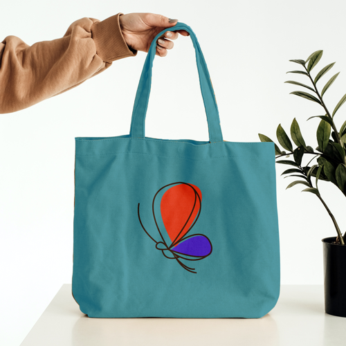 12 oz Cotton Canvas Tote Bag - 13"W x 15"H 3