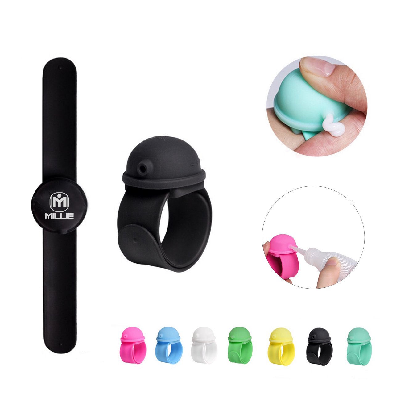 Silicone Hand Sanitizer Dispensing Bracelet 2