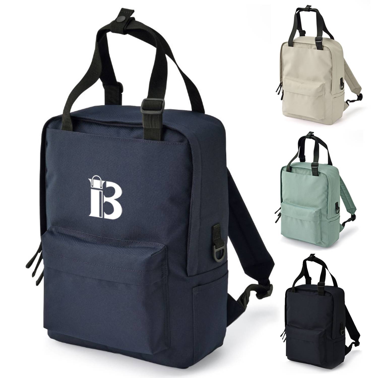 Oxford Square Polyester Backpack 1