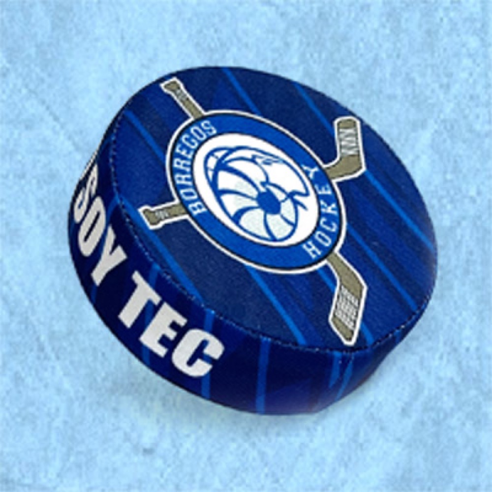 3" Fabric Covered Hockey Puck 3