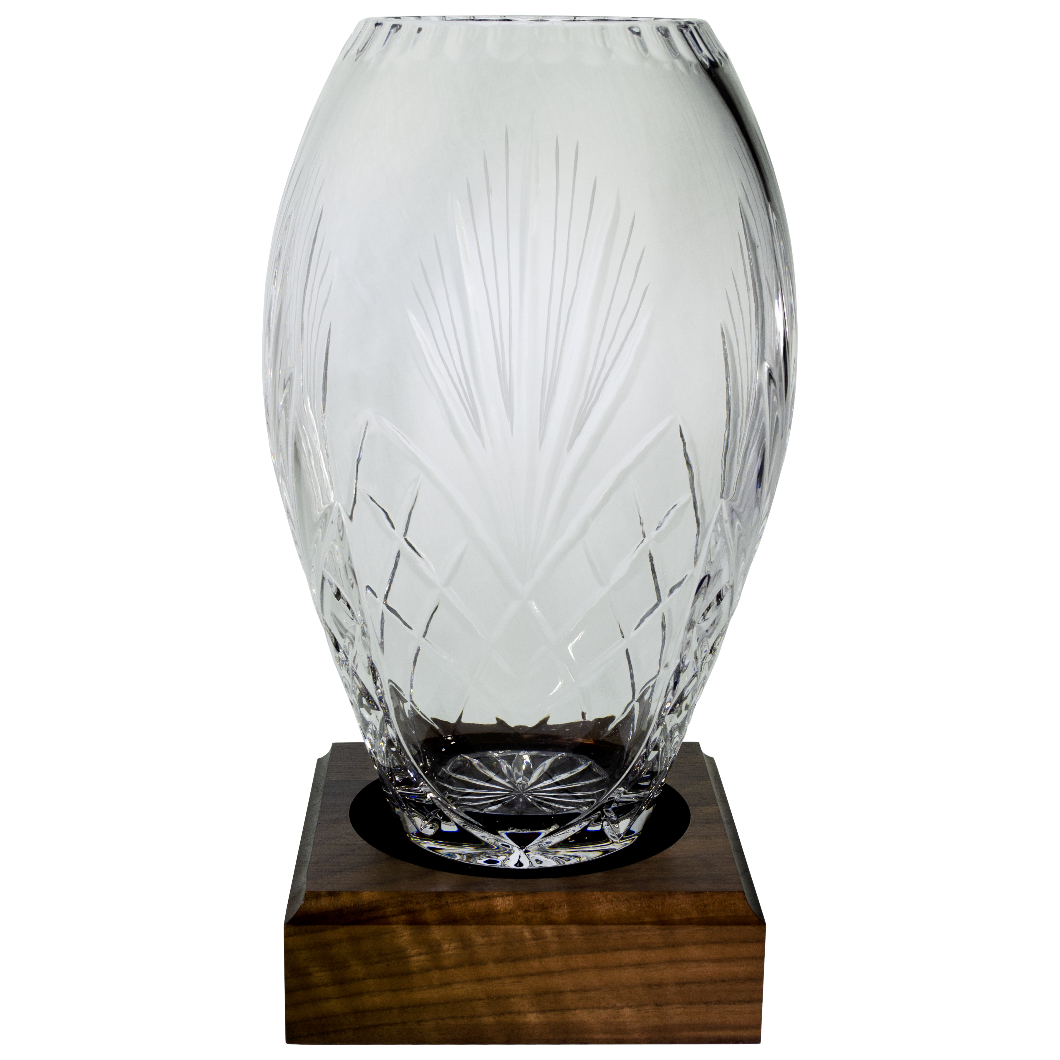 Large Westgate Crystal Vase With Base 3