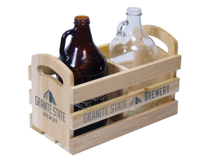 Large Display Crate with Handles & Divider