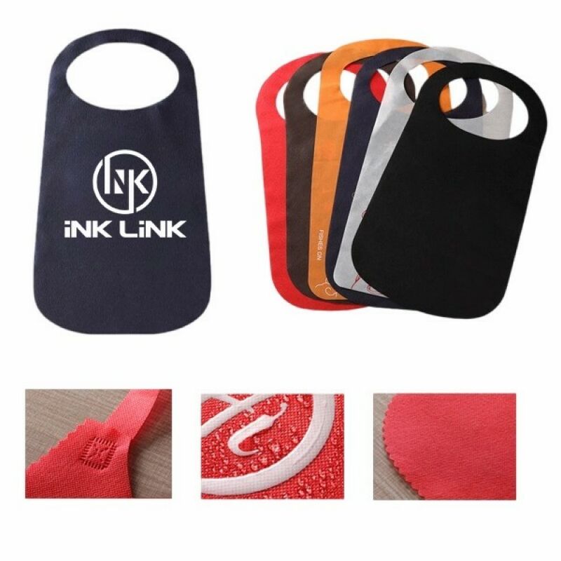 Non-Woven Waterproof Apron Hairdressing Bib Disposable Adult