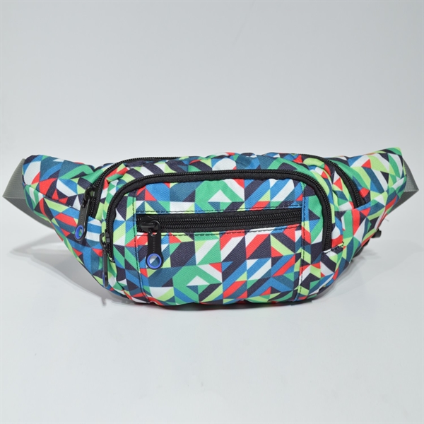 Sublimation 600D Polyester Waist Bag w/ 4 Pockets 3