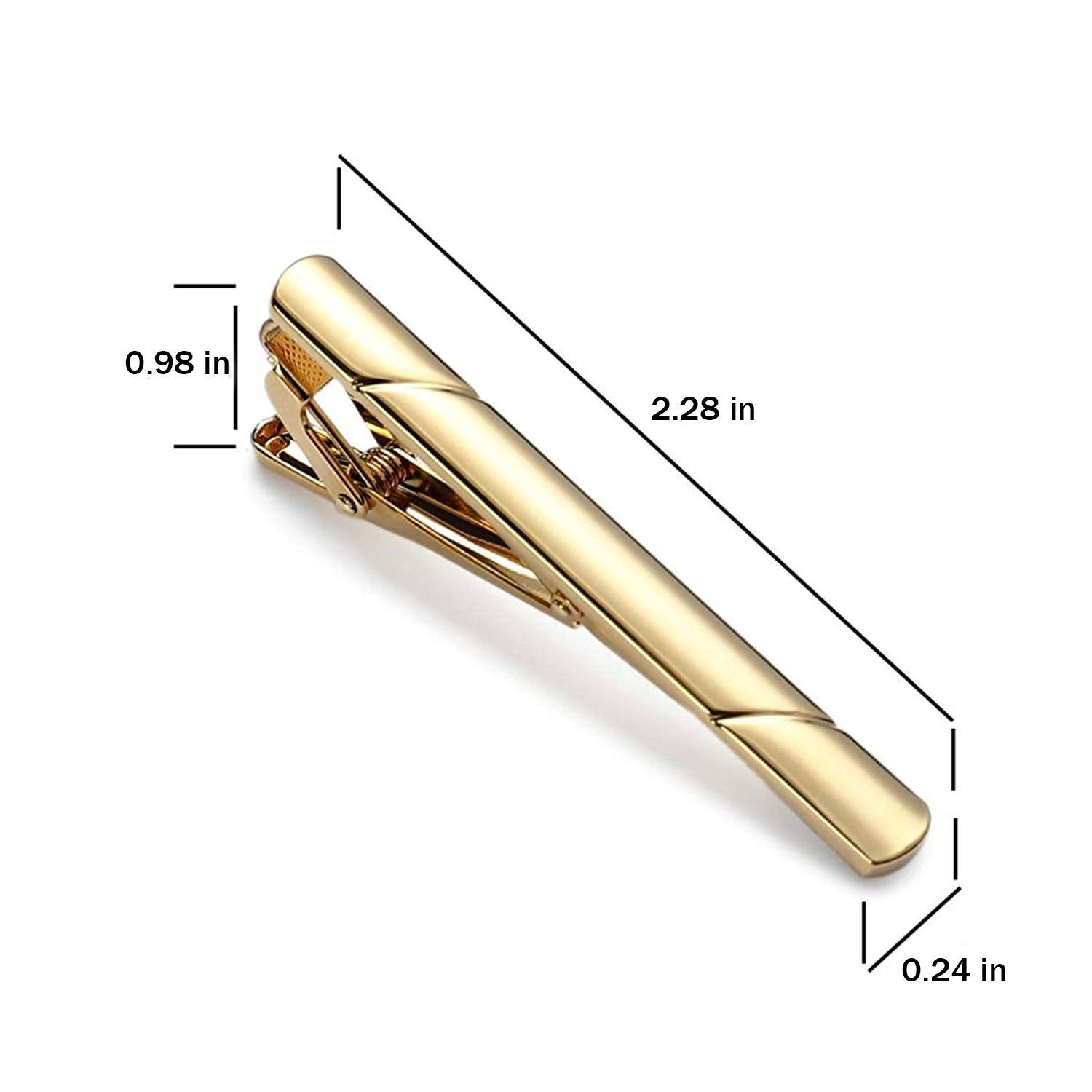 Durable Business Wedding Brass Tie Clip 7