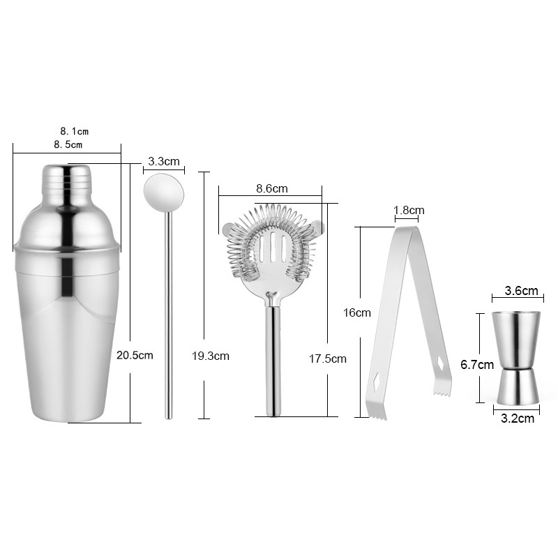 Mixology Bartender Kit Bar Cocktail Shaker Set 3