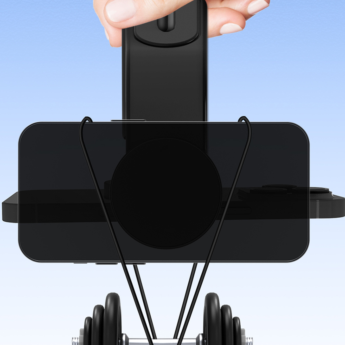 Adjustable Car Wireless Charger With Flexible Mount 3