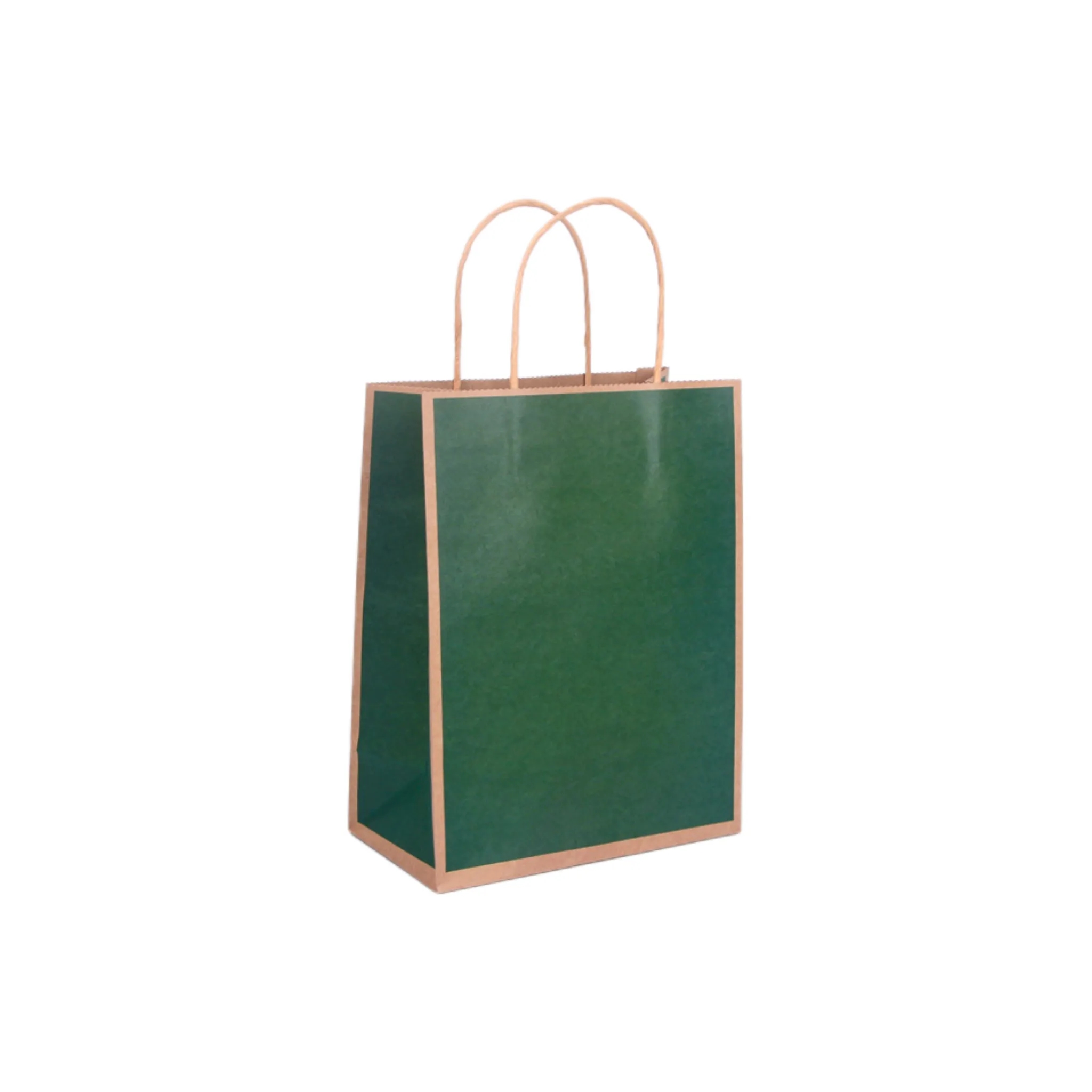 Custom Natural Kraft Paper Shopper Bag 10