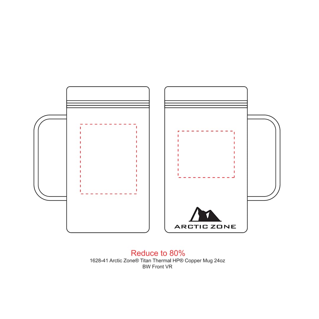 Arctic Zone® Titan Thermal HP® Copper Mug 24oz 76