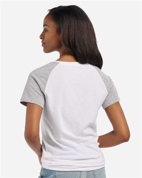 Women's Colorblocked V-Neck T-Shirt - BW2204 21