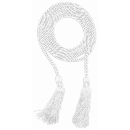 White 68" Graduation Honor Cord 2