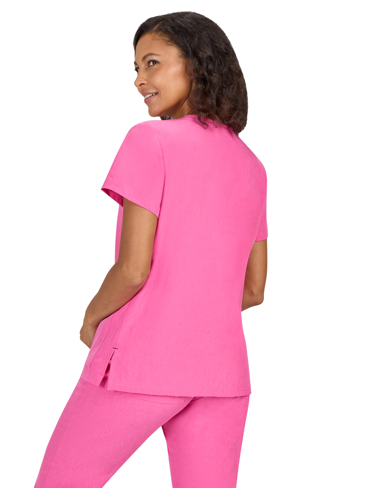 koi - Basics - Women's Four-Pocket Stretch V-Neck Becca Top 29