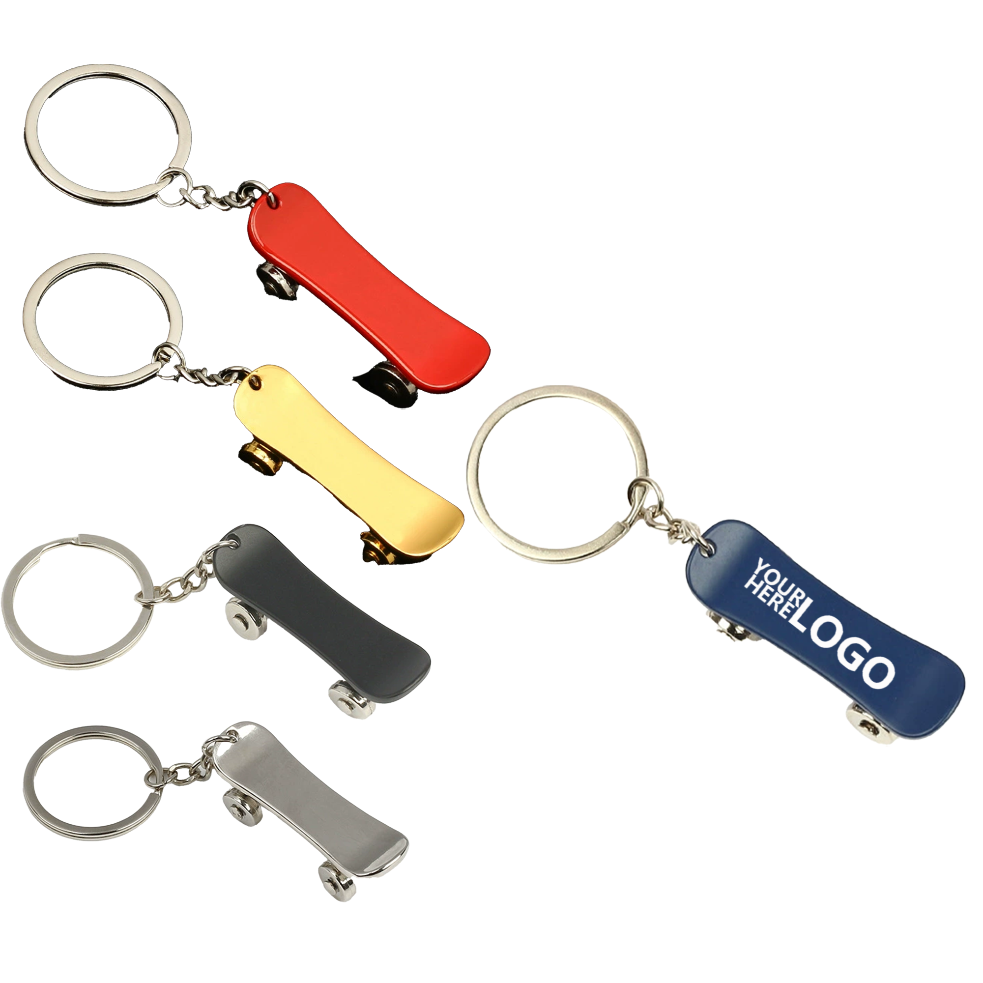 Mini Skateboard Keychain 1