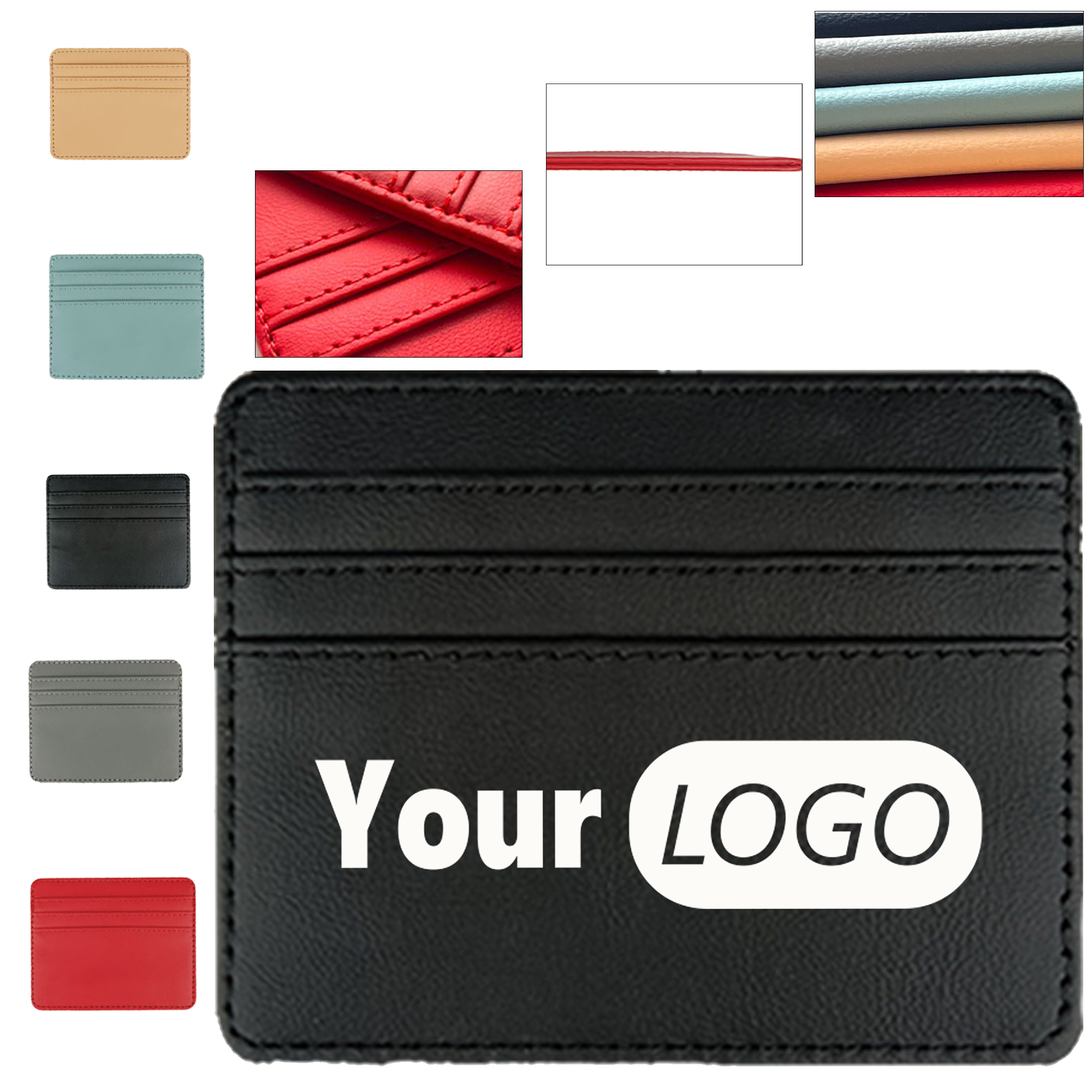 Business PU Leather Credit Card Wallet 3