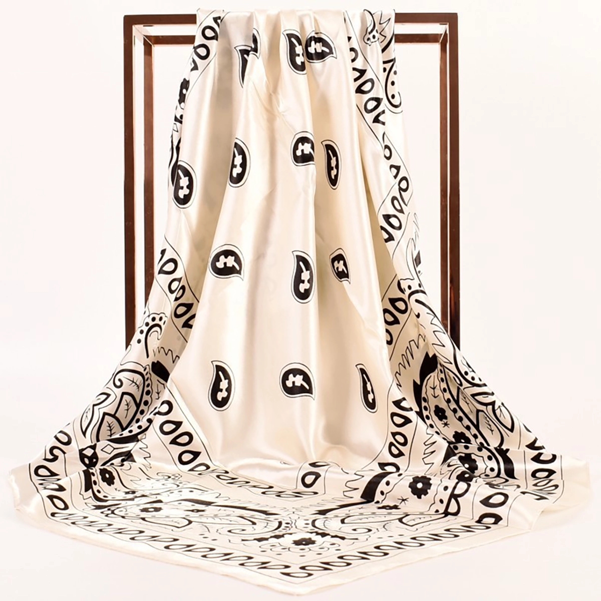 35.5 Inches Satin Head Scarf Bandana 4