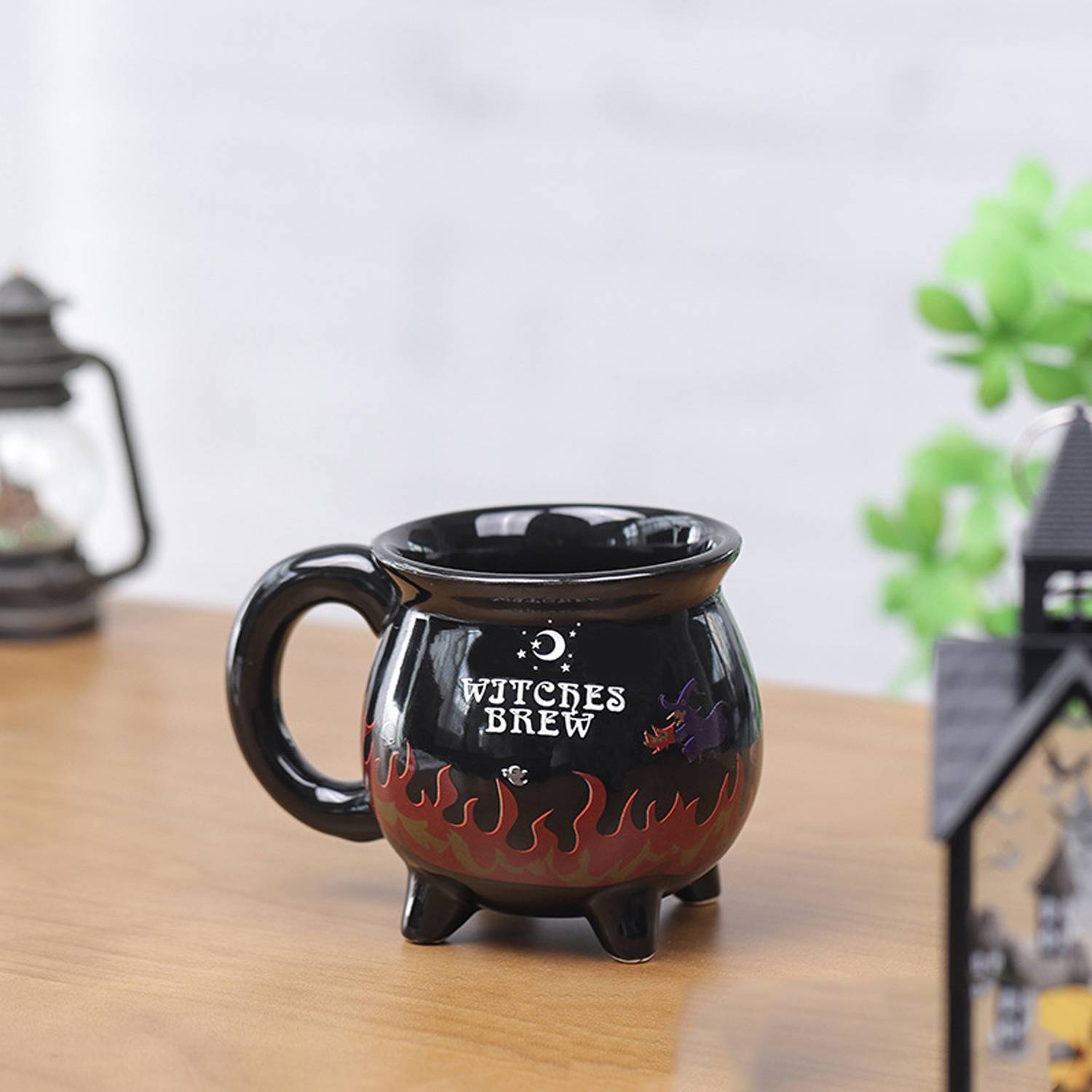 13oz Ceramic Witch Cauldron Mug – Halloween Coffee Cup 3