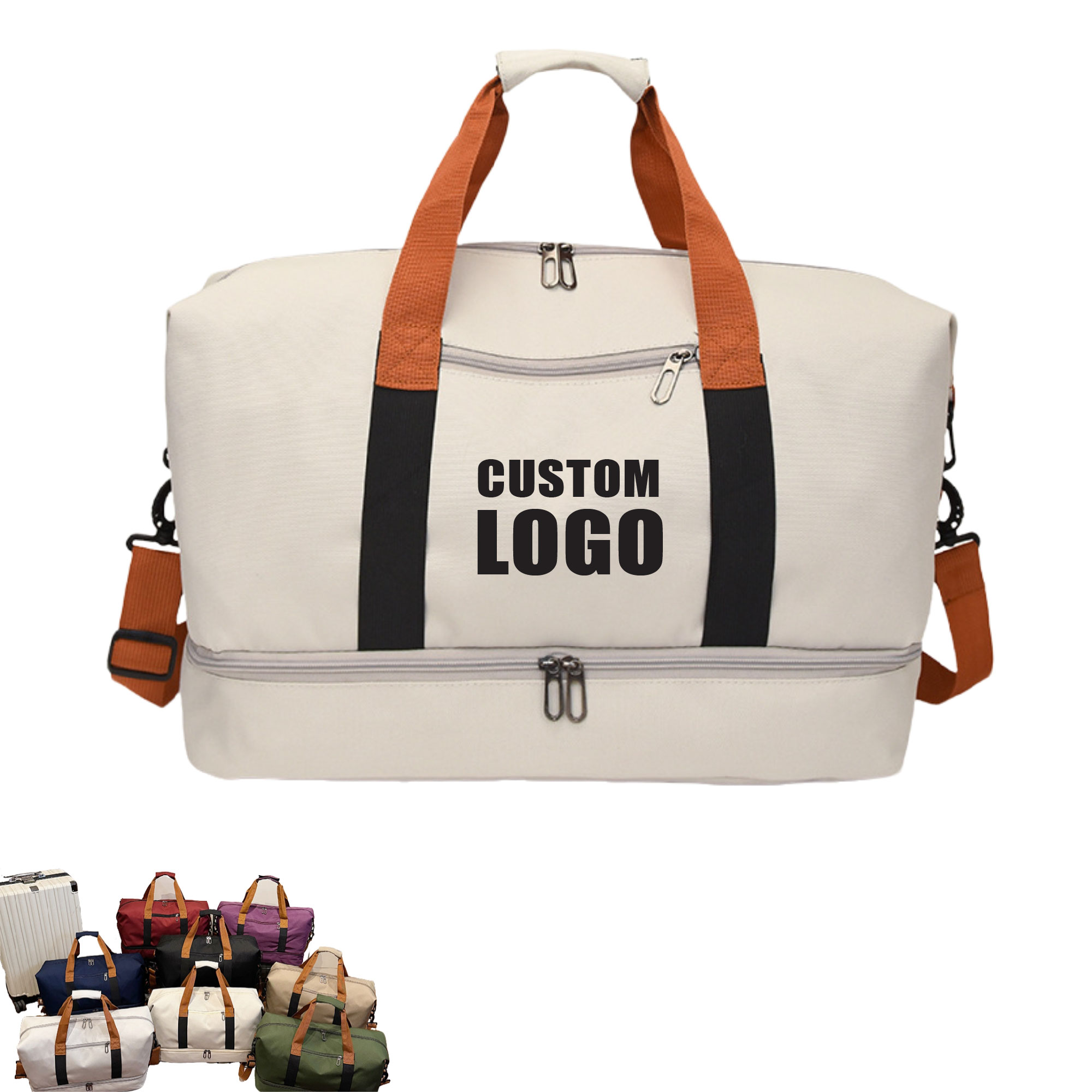 Multifunctional Oxford Travel Luggage Tote Bag 2