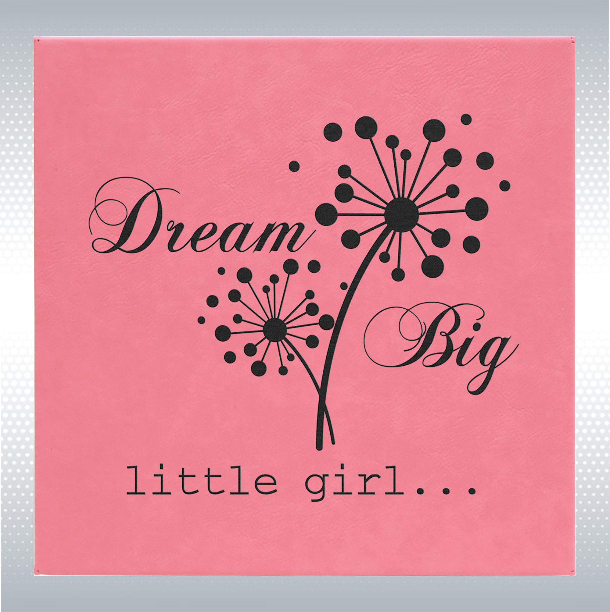 10" x 10" Leatherette Wall Decor with Sawtooth Hanger 6