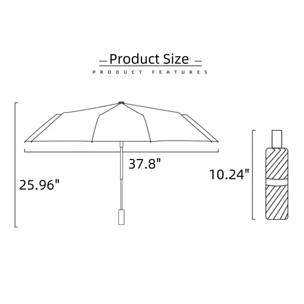 Foldable Color Changing Flower Sun Umbrella with Protection 9