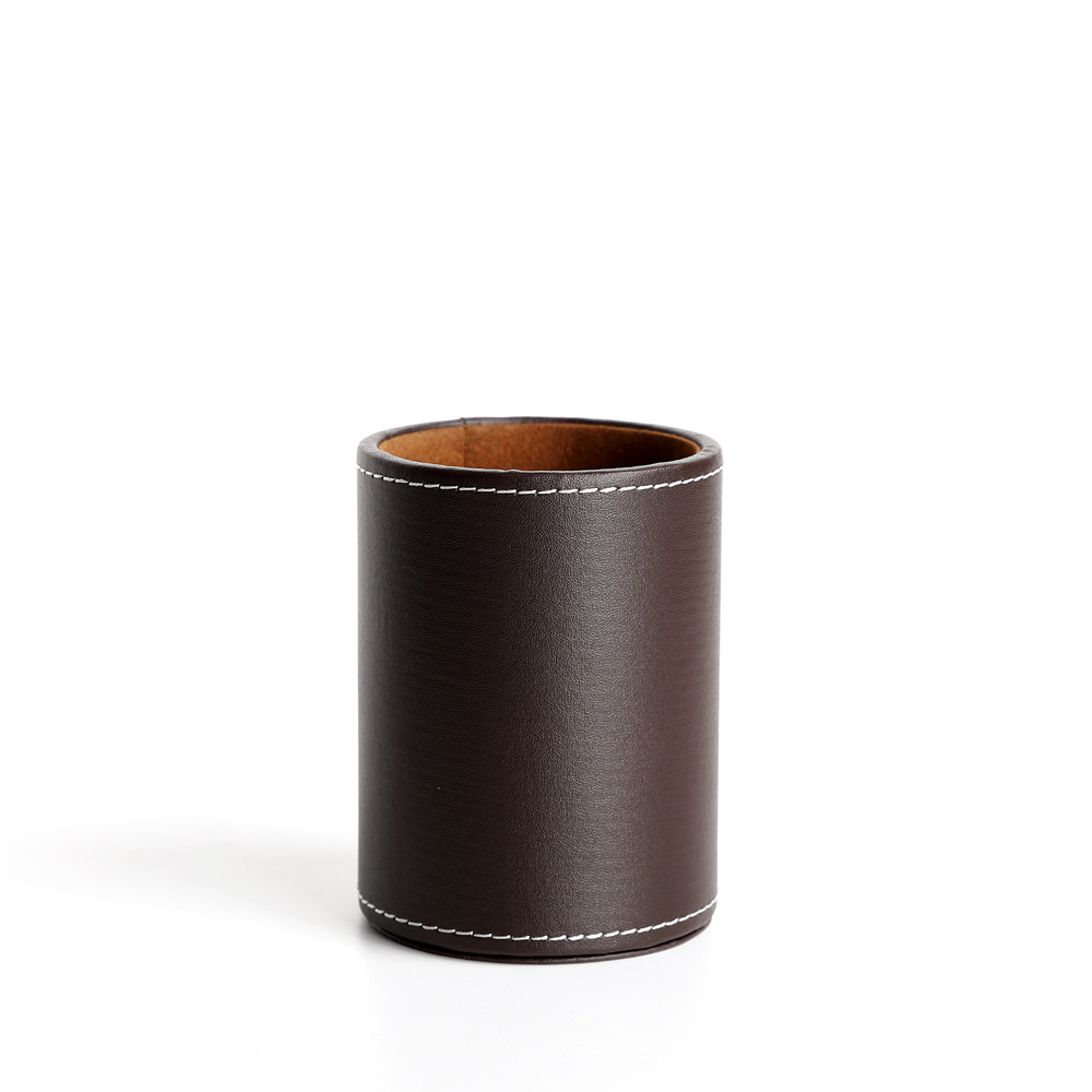 Leather Round Pen Holder 3