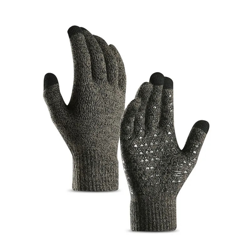 Winter Knit Cycling Gloves with Touch Screen Finger 3