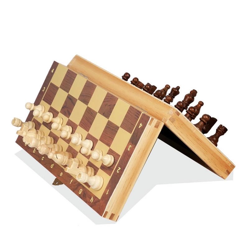 Wooden Desktop Chess Set 2