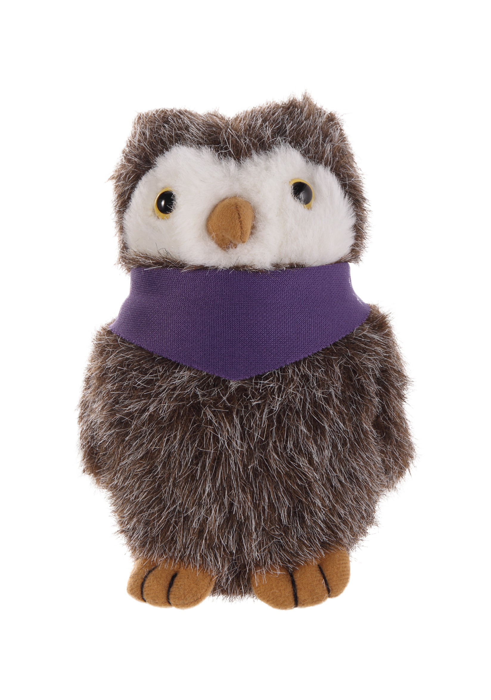 Plush Owl With Bandana