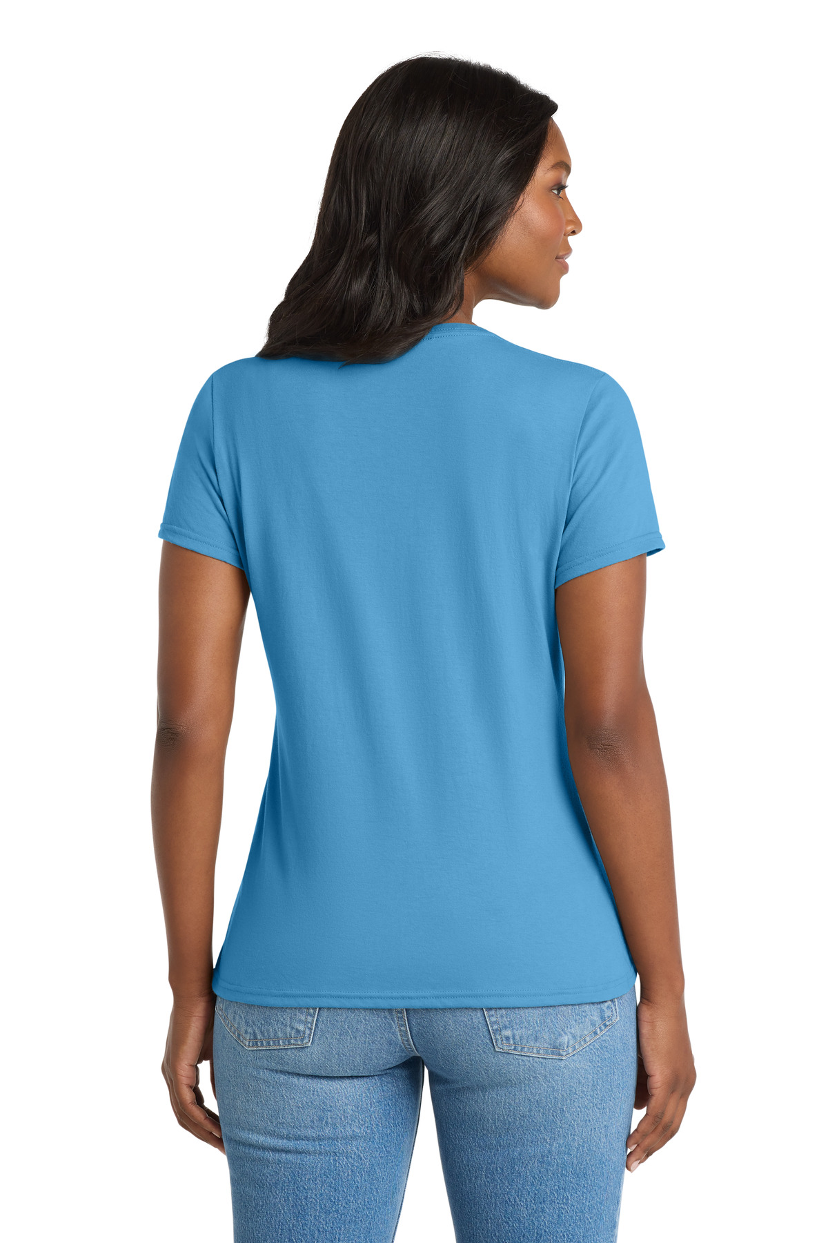 Port & Co Women's Performance Blend V-Neck Tee. LPC381V 13