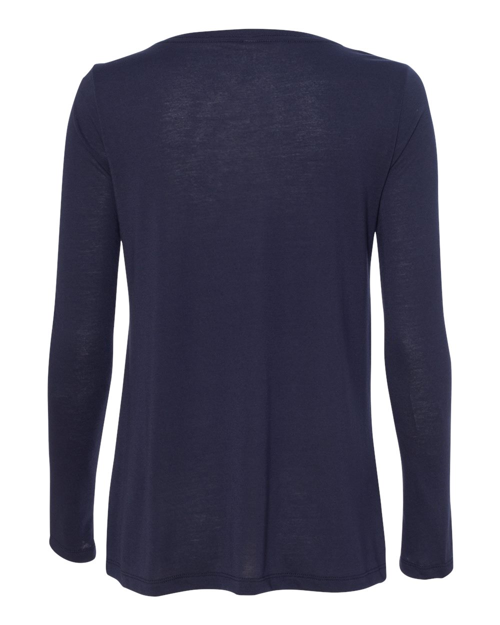 Women's Flowy Long Sleeve V-Neck Tee - 8855 6